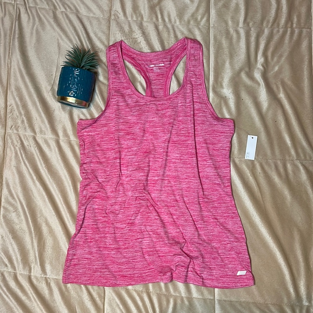 Pink workout tank